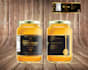 design honey label and bottle label design