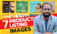 design high converting amazon listing images or amazon listing pictures