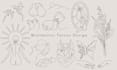 create a custom tattoo design in minimal line and oneline