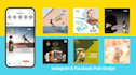 create attractive facebook and instagram posts design