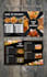 create professional creative and exclusive menu card design