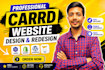 provide a carrd website design for your portfolio, bio or business