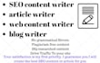 be your expert SEO content writer and ads copywriter