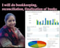 do bookkeeping on quickbooks, zoho books, xero, wave