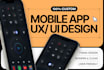 design UI UX for your mobile app in figma