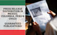 press release mexico colombia chile peru guaranteed publication