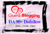 provide dofollow high da 80 guest posting