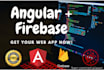 develop your angular web application with firebase