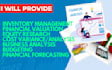 make projection report, and provide financial and ratio analysis