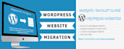 backup, migrate, clone or transfer wordpress website
