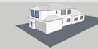 do architectural design, 3d model and render