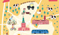 make a flat map illustration for you