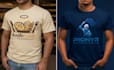 create 2 professional  tshirt designs