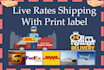 add woo commerce live rates shipping
