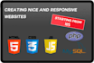 make you a responsive website in html, css, js, php