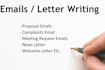 write professional emails and letters for you