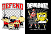 create cartoon parody illustration for your band or brand