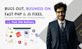 fix PHP, javascript, HTML, and CSS bugs in your code