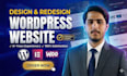 design or redesign your wordpress website with elementor pro