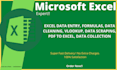 help you in data entry and microsoft excel task