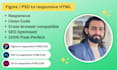 convert figma to html, sketch to html, xd to html, png to html css bootstrap