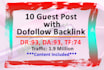 guest post on da 80 website dofollow backlink