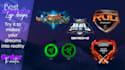 design esports, gaming, and twitch logo