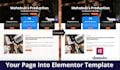 clone any web page into editable elementor template