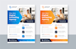 design flyer for business, real estate, gym, corporate, cleaning, medical, tax
