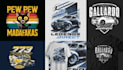 design unique and custom t shirt graphics