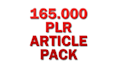 give you over 165000 PLR articles pack