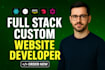 develop a custom website with mern stack