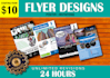 design an outstanding  flyer