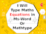 turn your math equation mess into a typed masterpiece