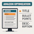 do amazon optimization title , bullet points and description