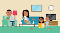 create motion graphic animation 2d