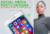 create engaging social media posts