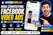 create shopify facebook short video ads and dropshipping product video ads