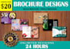 design bifold and trifold brochure for you