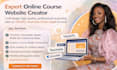 build your flawless thinkific, teachable, podia, kajabi course website