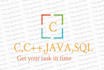 do c plus java gui datastructures and database sql programs