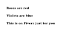 write you a poem