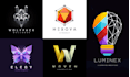 do professional geometric and polygonal logo design