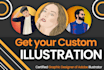 draw, convert your picture into illustration