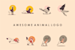 make awesome and minimalist animal logo design