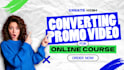 make high converting promo video for your online course
