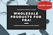 do amazon wholesale fba product research