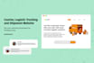build a courier or delivery website with tracking