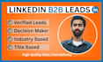 generate verified linkedin b2b leads