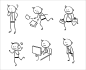 a high quality and unique stickman figure